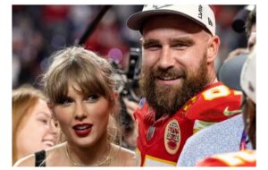 Travis Kelce Heads Backstage as Taylor Swift Sings 'Karma Is the Guy on the Chiefs' During Amsterdam Show