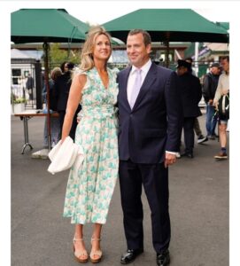 Princess Kate's parents Carole and Michael Middleton join the Tindalls on Day 10 of Wimbledon 