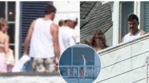 Taylor Swift, Travis Kelce, Patrick and Brittany Mahomes and Travis’ Sister-in-law Kylie Kelce have been SPOTTED Together at Taylor’s $17M Rhode Island Mansion – See PHOTOS here