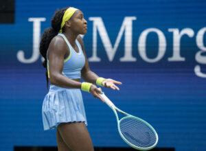 Brad Gilbert reacts after Coco Gauff announces he will no longer be her coach after. .. See More