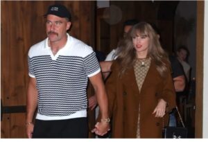 Taylor Swift Steps Out in Chic Gucci Mini Dress for Date Night with Travis Kelce in New York City