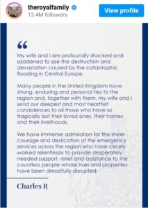 King Charles issues sad statement after Prince Harry’s announcement