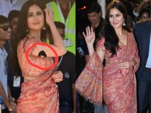 Katrina Kaif Wears A Black Patch On Her Arm At A Navratri Event. Fans noticed this black patch, sparking curiosity. Is she okay?.....Full details below 