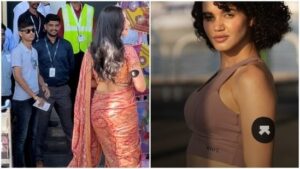 Katrina Kaif Wears A Black Patch On Her Arm At A Navratri Event. Fans noticed this black patch, sparking curiosity. Is she okay?.....Full details below 