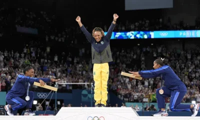 Jordan Chiles' mother reacts to the final verdict over Gymnastics medal