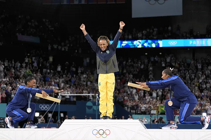 Jordan Chiles' mother reacts to the final verdict over Gymnastics medal