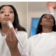 Simone Biles Shares the Unusual Makeup Hack that Keeps Her Face Looking Matte All Day