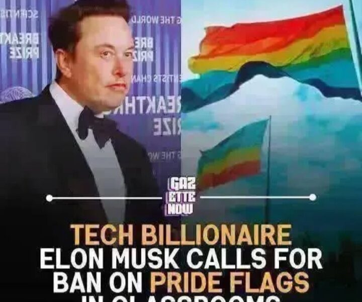 Elon Musk is advocating for the permanent removal of pride flags from classrooms...see More