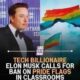 Elon Musk is advocating for the permanent removal of pride flags from classrooms...see More